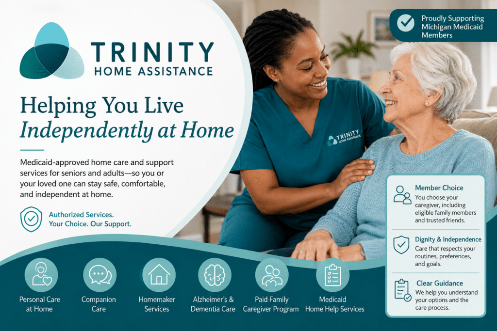 Medicaid Home Help Services in Warren, MI by Trinity Home Assistance